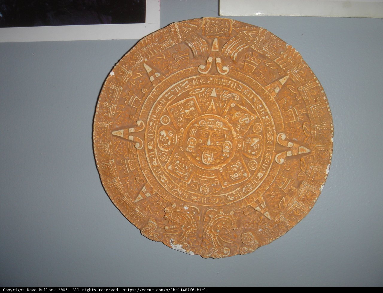 Wooden Plaque with Armor-Clad Figure