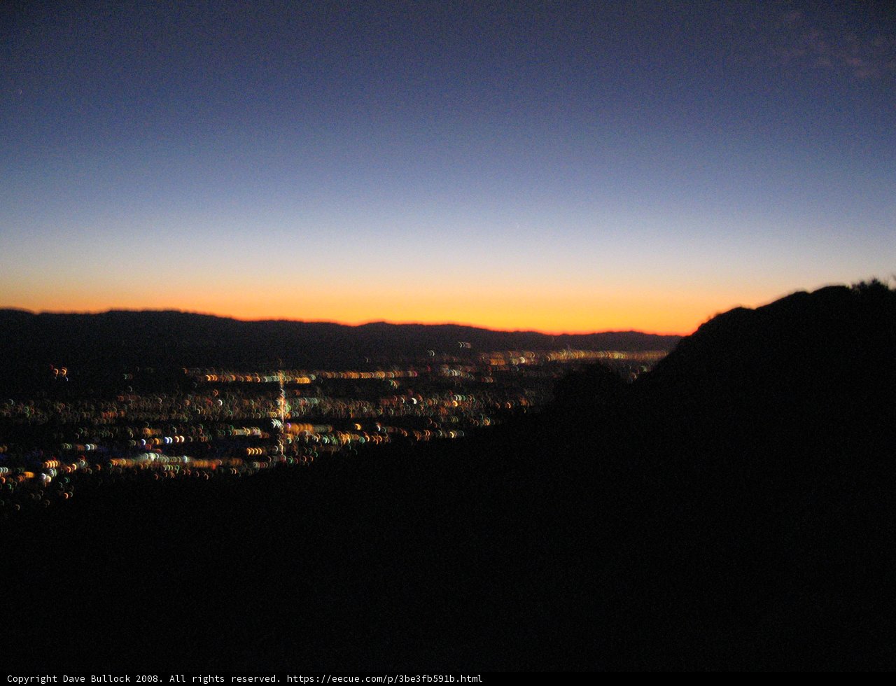 City Lights at Dusk