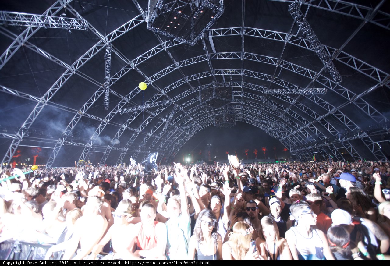 Coachella Concertgoers Get Lost in the Music