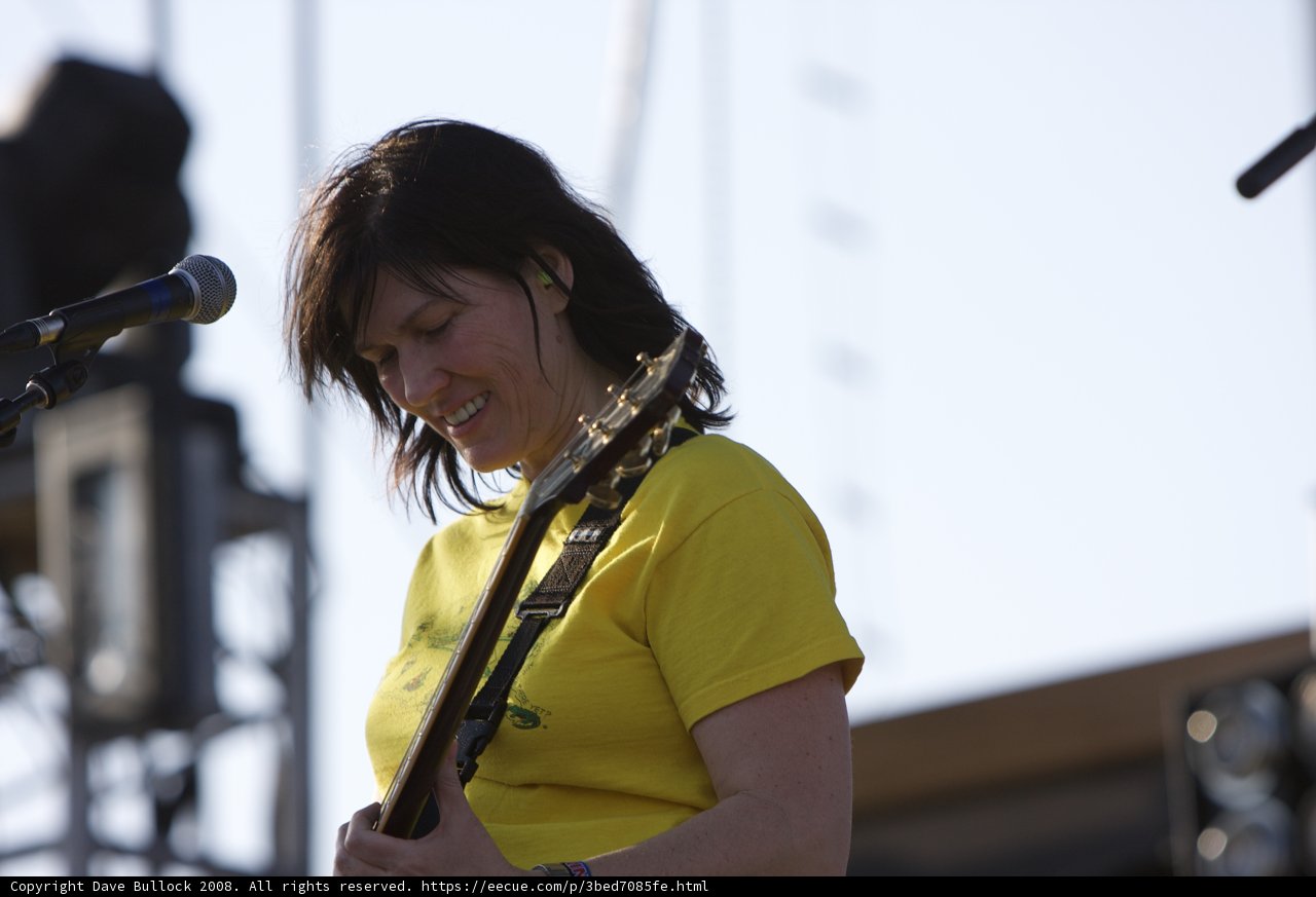 Kim Deal Shreds at Coachella