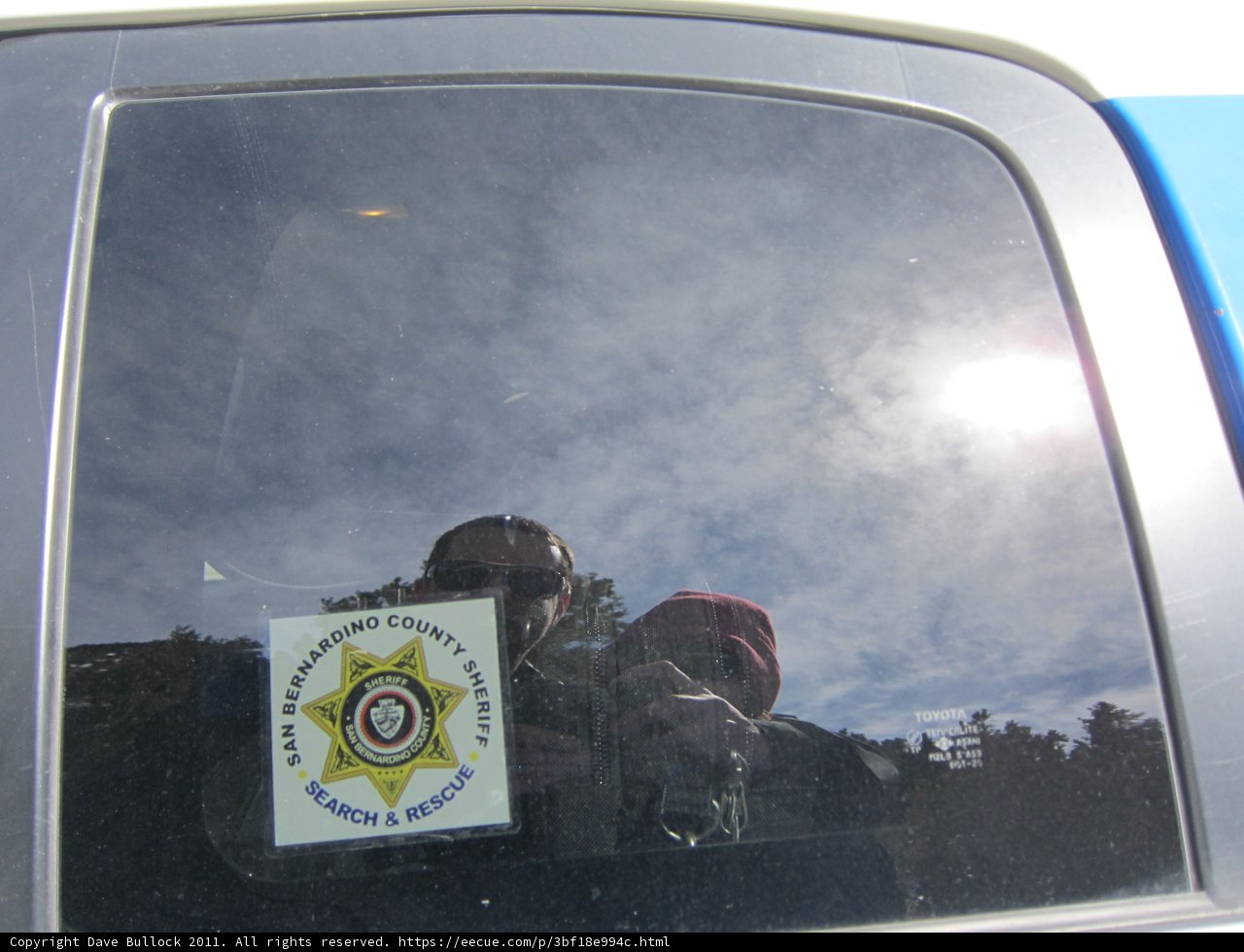 Sticker on Car Window