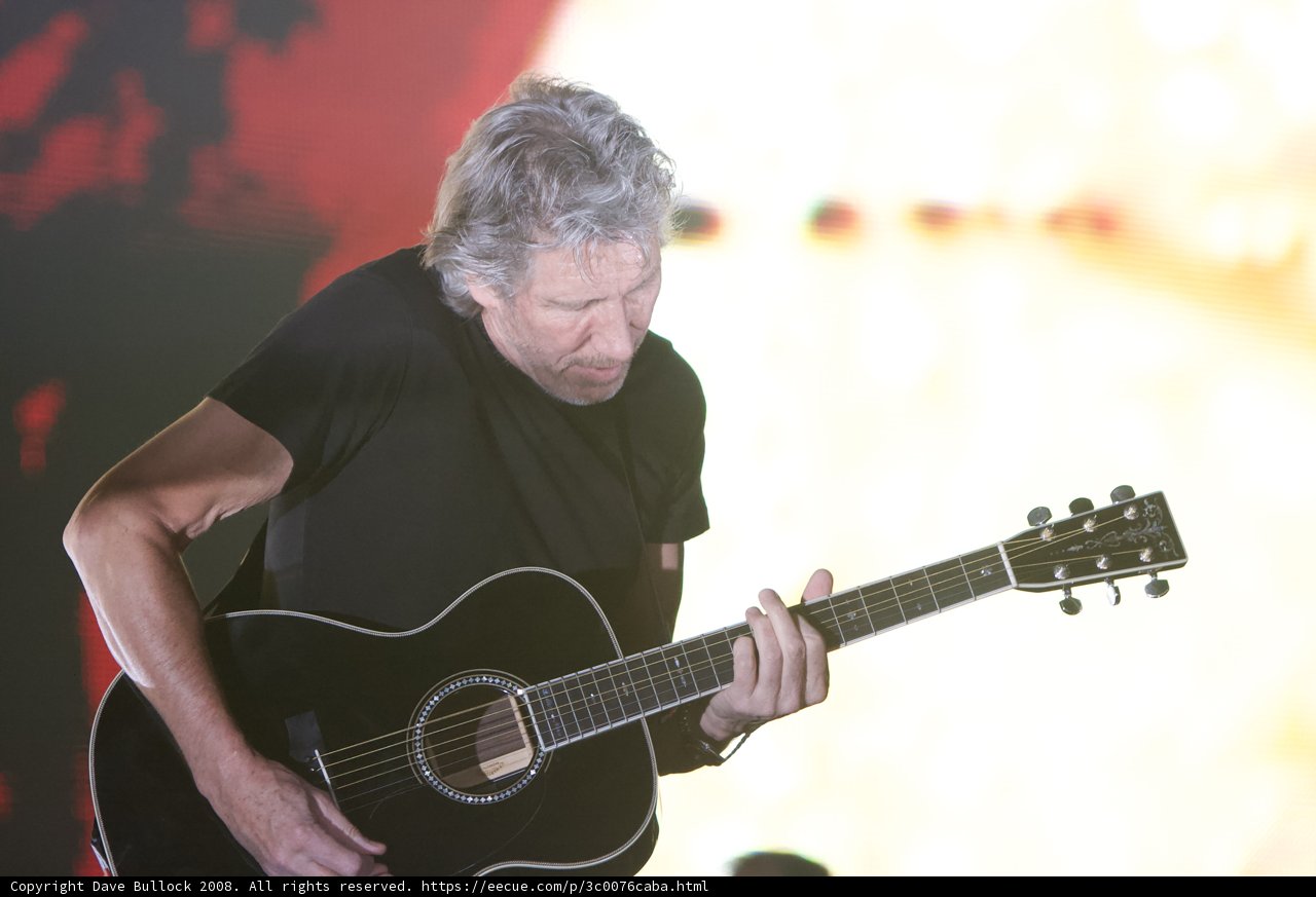 Roger Waters Rocks the Stage with His Guitar