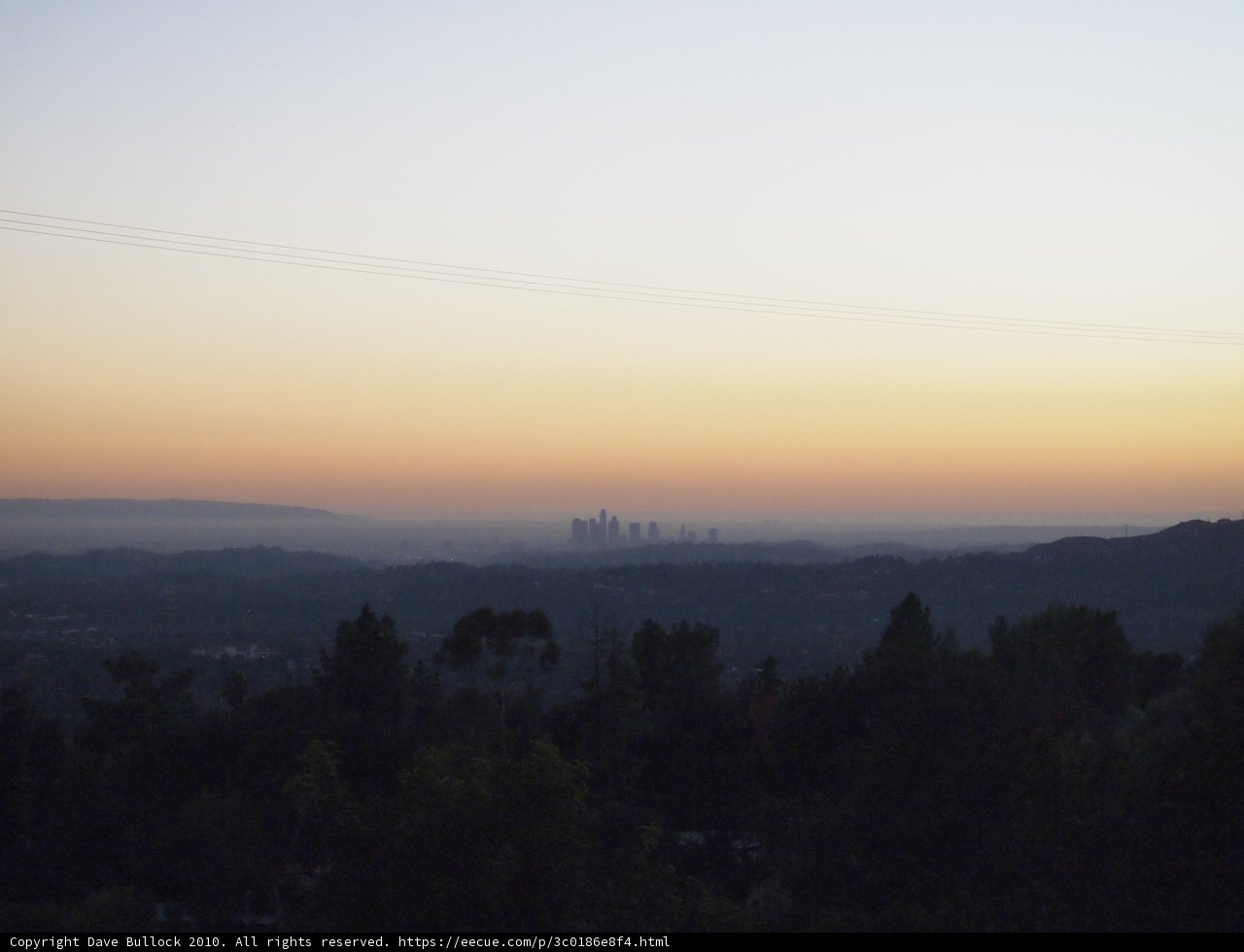 Cityscape Silhouettes at Sunset