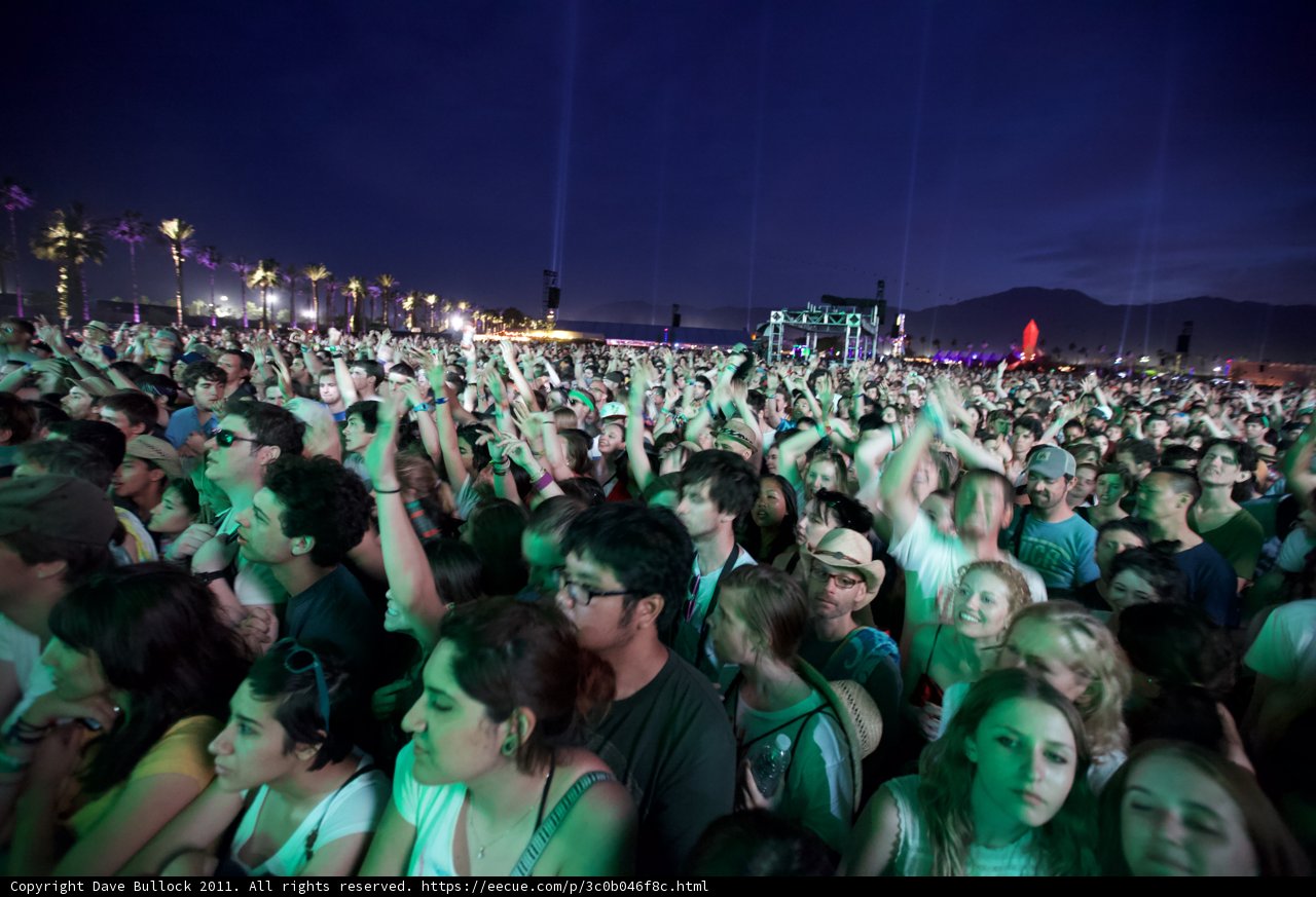 Sunday Night at Coachella Music Festival