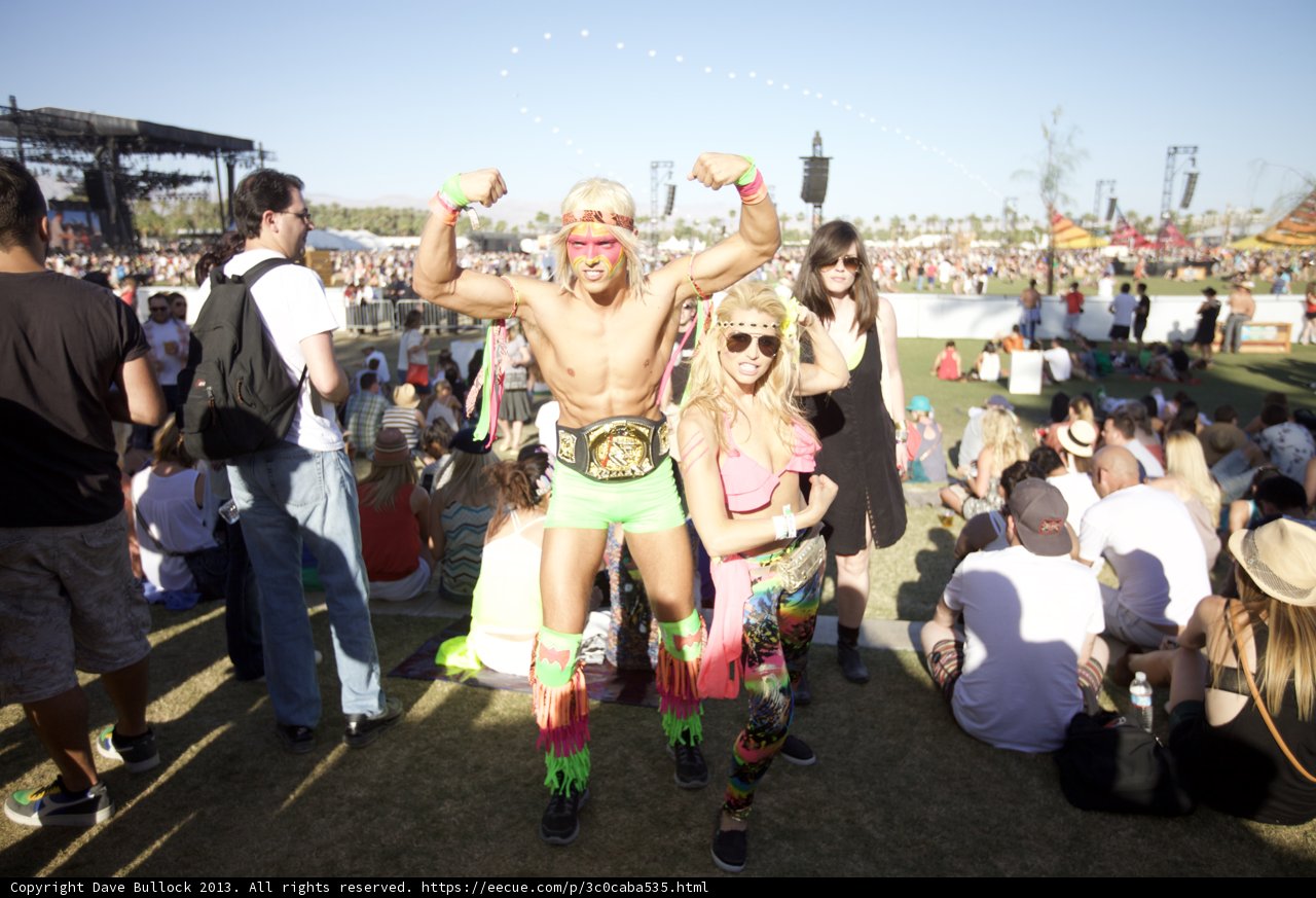 Colorful Couples at Coachella