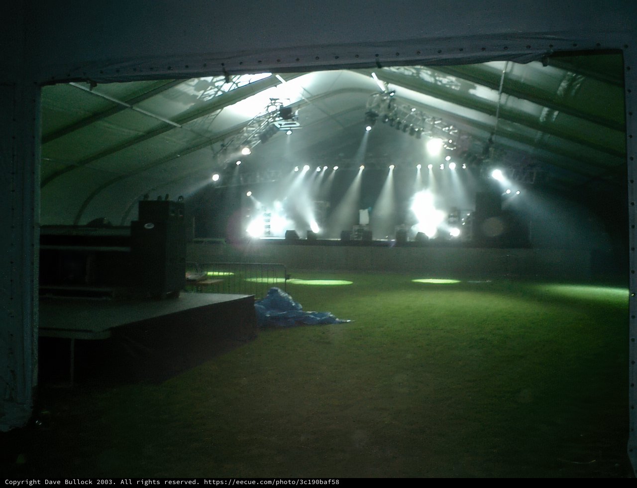 Illuminated Concert Tent