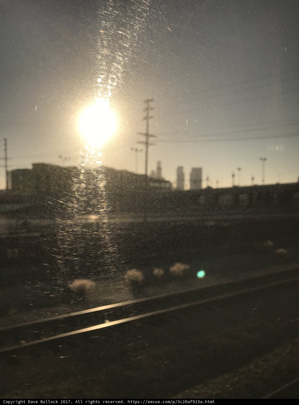 Sun-drenched Train Ride