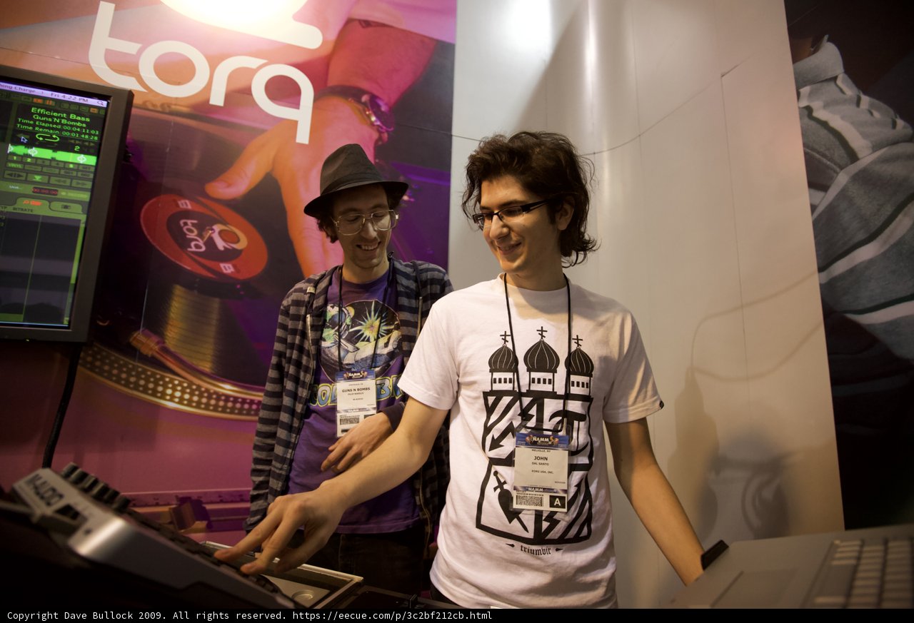 Two Men at the 2009 NAMM Convention