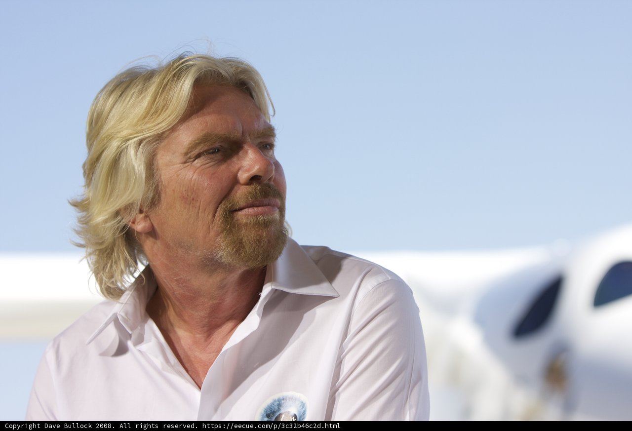 Richard Branson Takes Flight