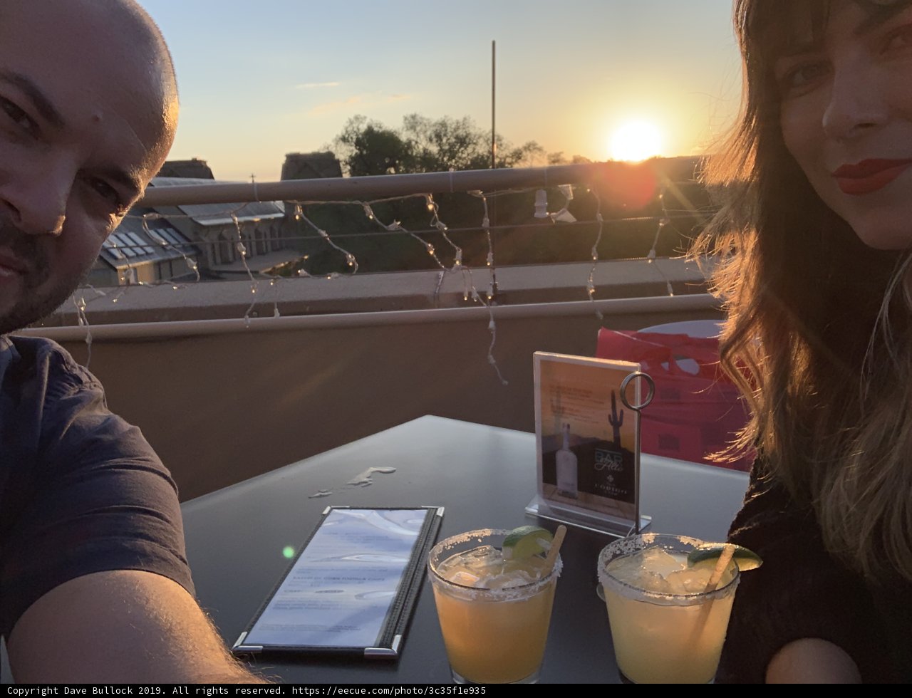 Sunset Drinks in Santa Fe