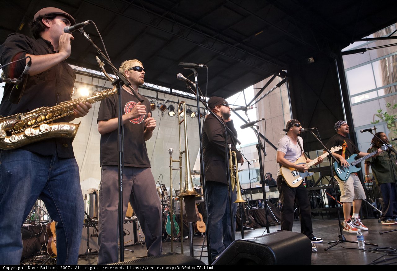 Ozomatli Music Band Performing Live
