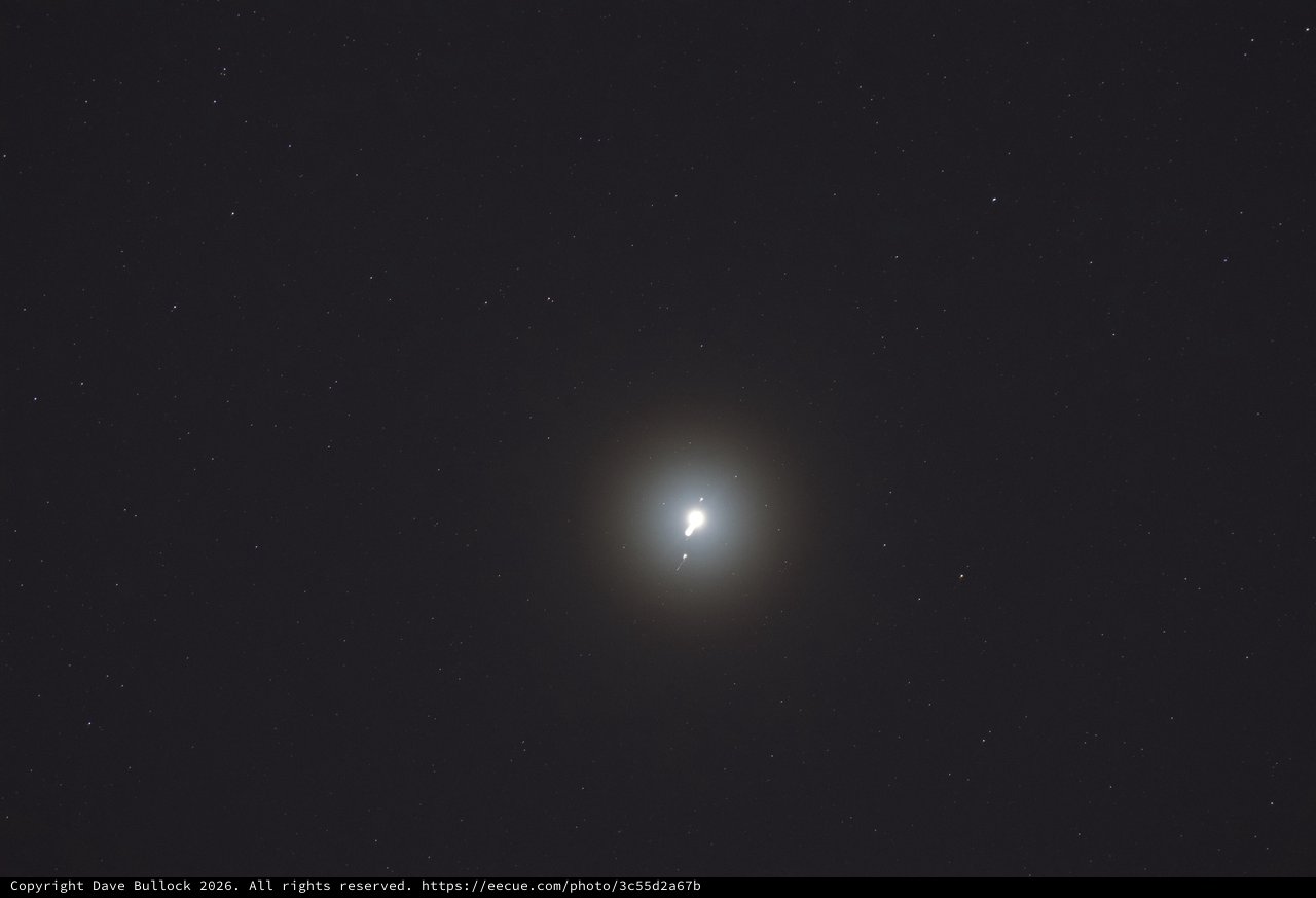 Messier 87 Elliptical Galaxy in Deep Space