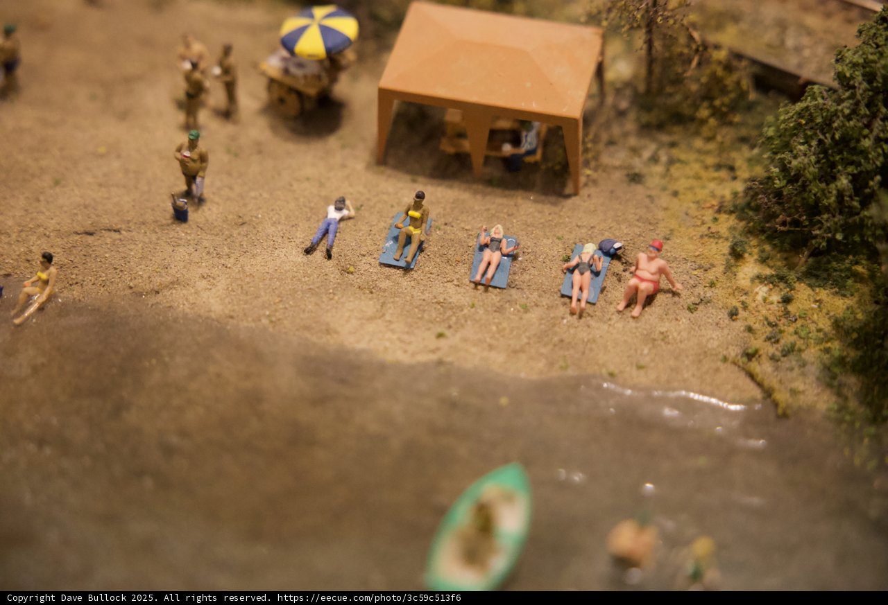 Miniature Summer Retreat at Crocker Model Train Club