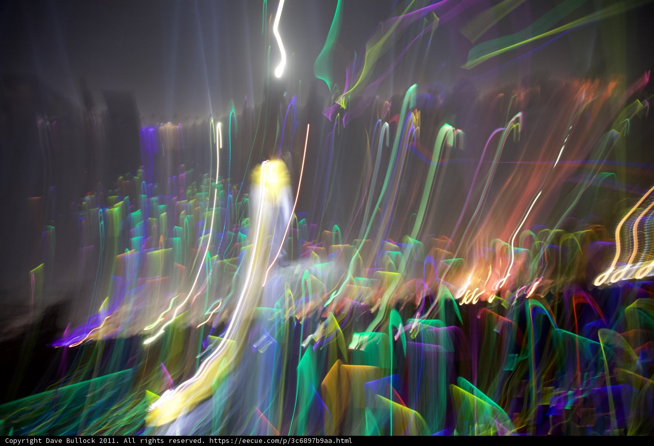 Illuminated Fractal Light Show at Coachella 2011