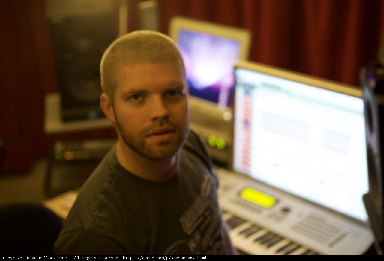 Morgan Page Mixing Down His Latest Track