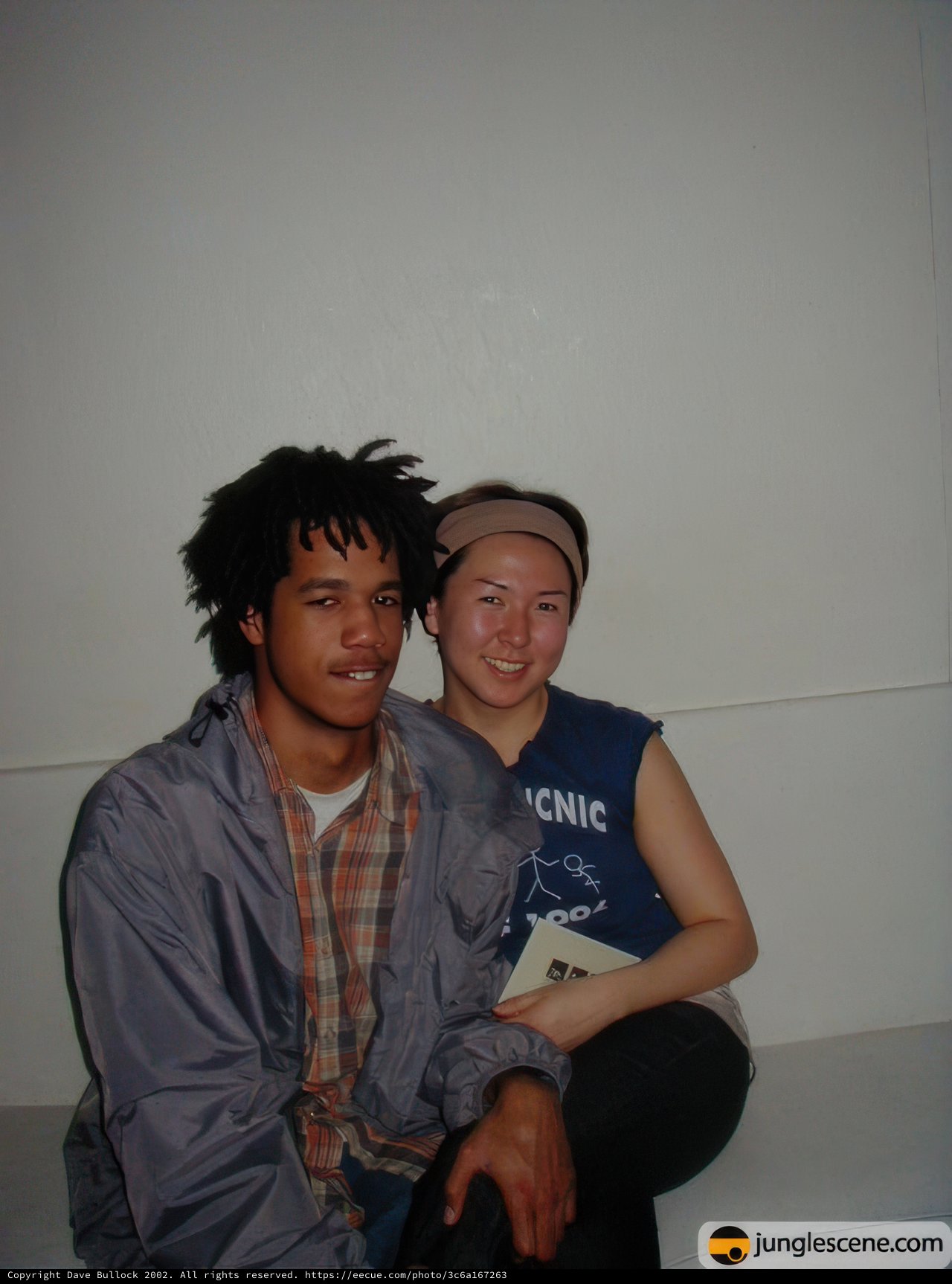 Cozy Couple on the White Couch