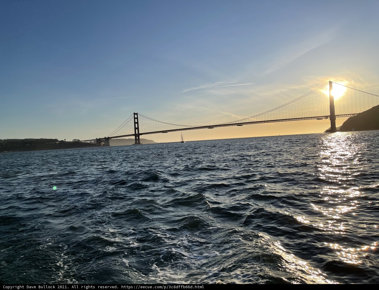 Golden Hour over the San Francisco Bay Bridge