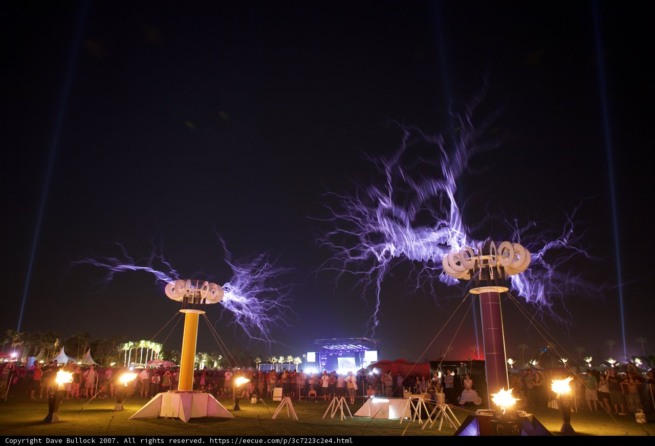 Electric Night Sky