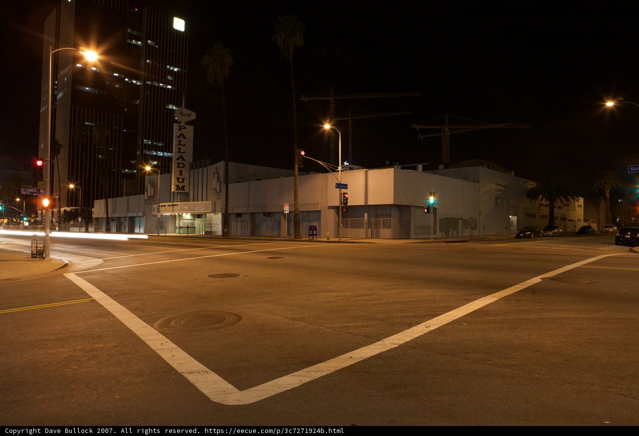 City Intersection at Night