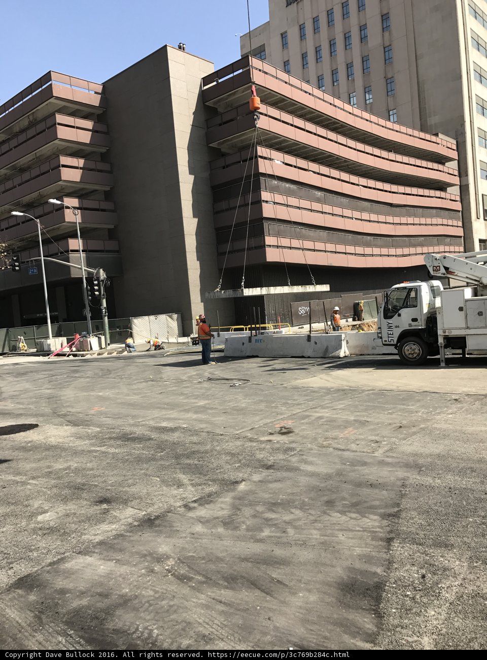 Busy Building Site in the Heart of LA