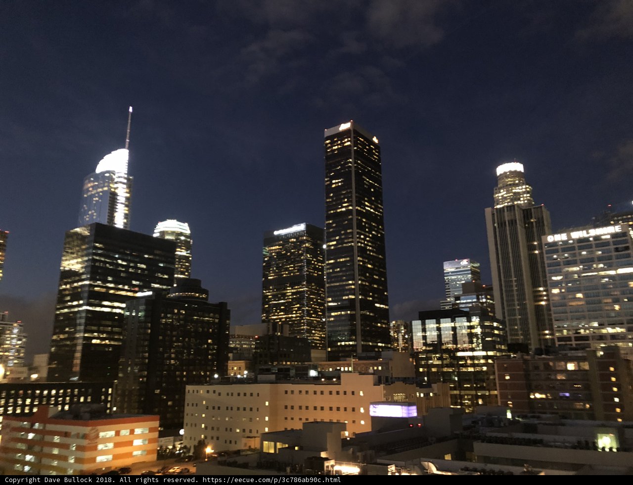 City Lights from Above