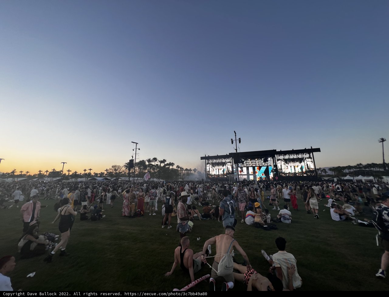 Sunset Concert Crowd at Empire Polo Club