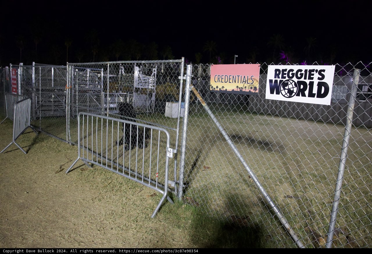 Nighttime Security at Coachella 2024