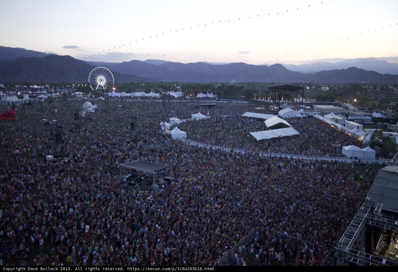 Coachella Concert Crowd