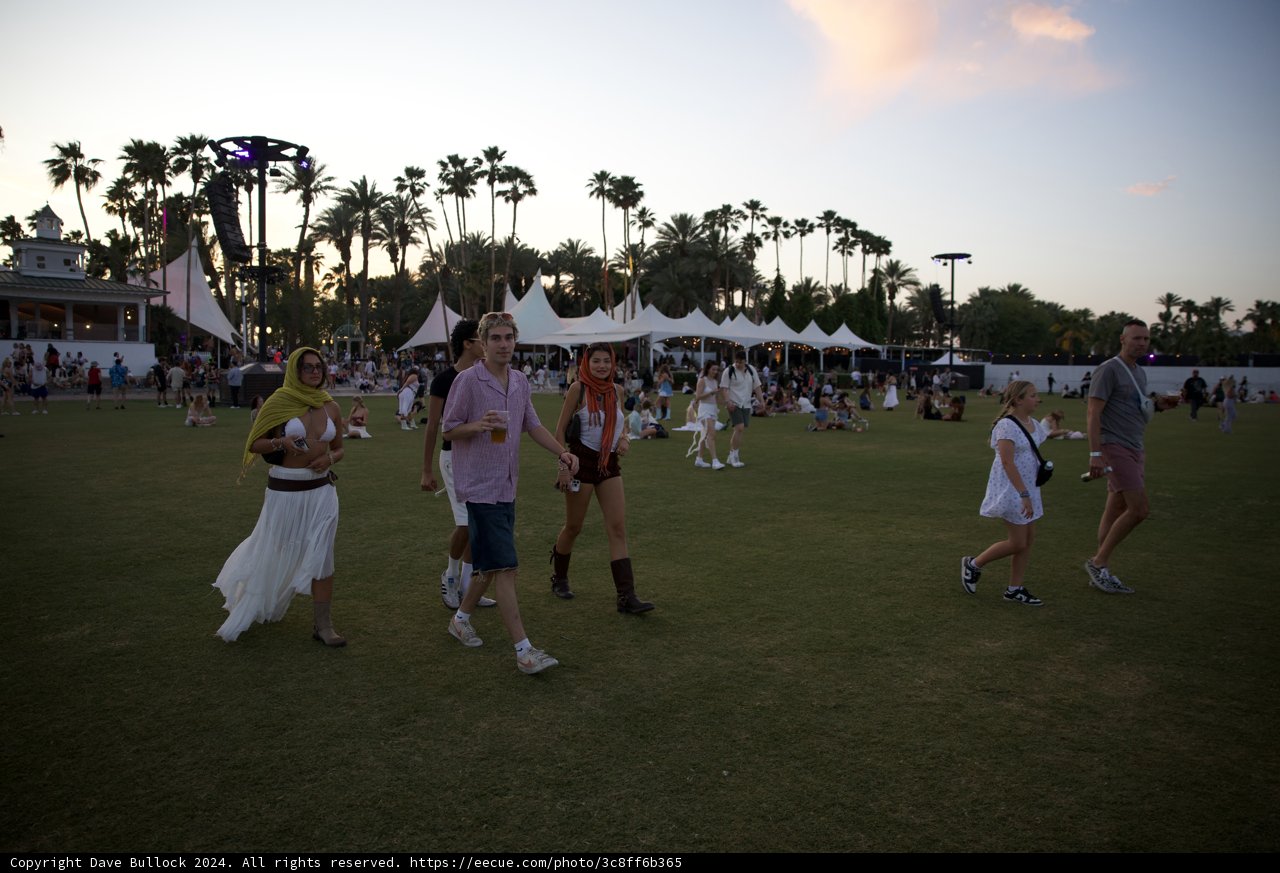 Sunset Strolls at Coachella 2024