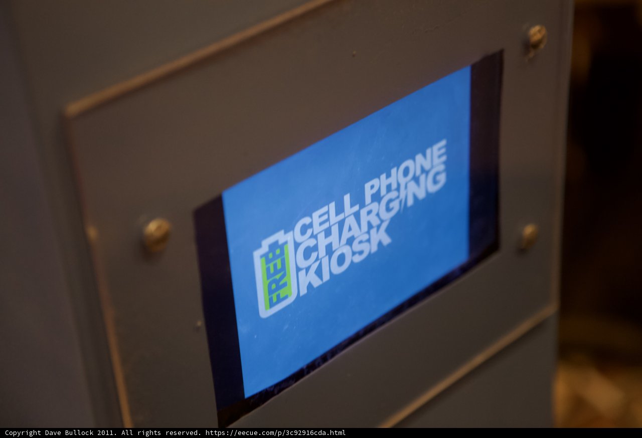 The Blue Screen Charging Station