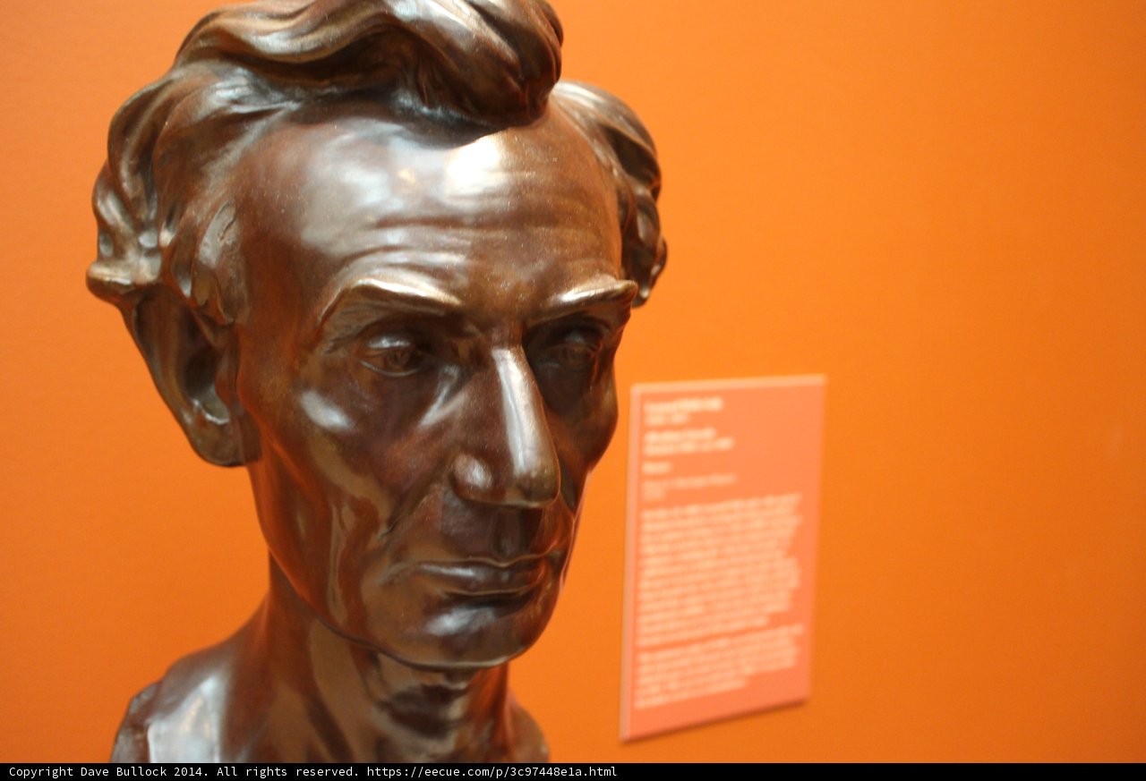 Abraham Lincoln Bronze Statue at National Museum of American History