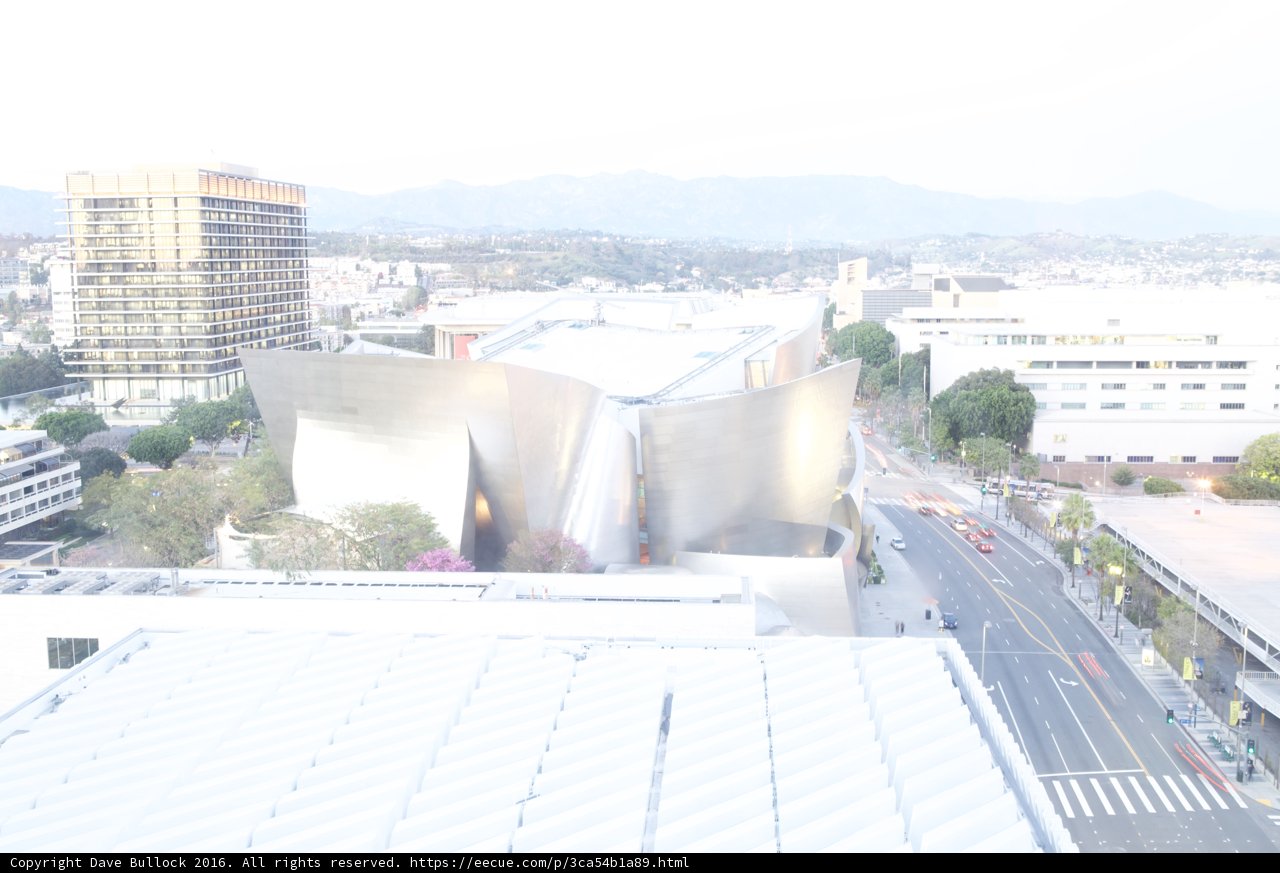 The Walt Disney Concert Hall at Dusk