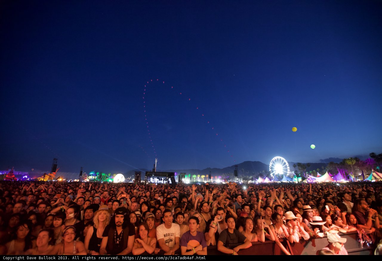 Blazing Nightlife at Coachella Festival