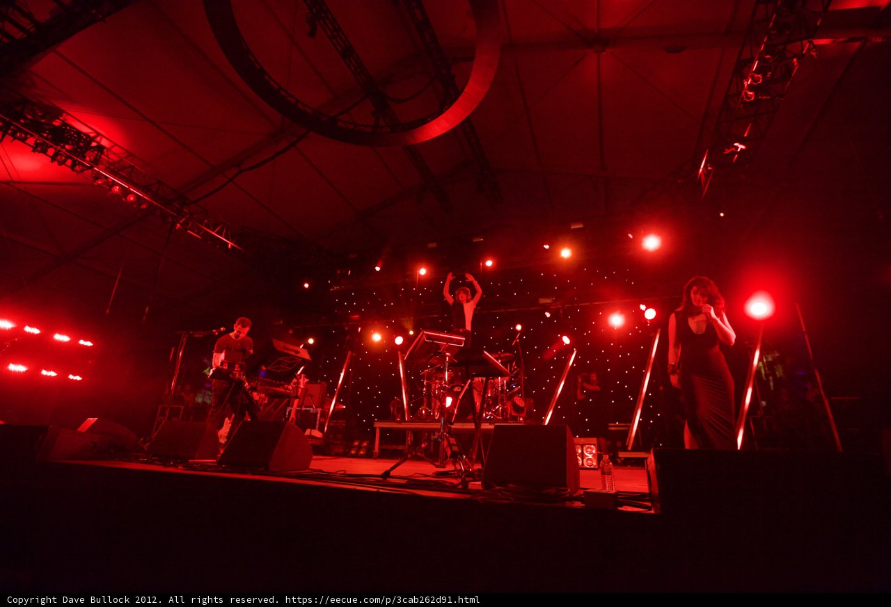 Rocking Out Under the Red Spotlight