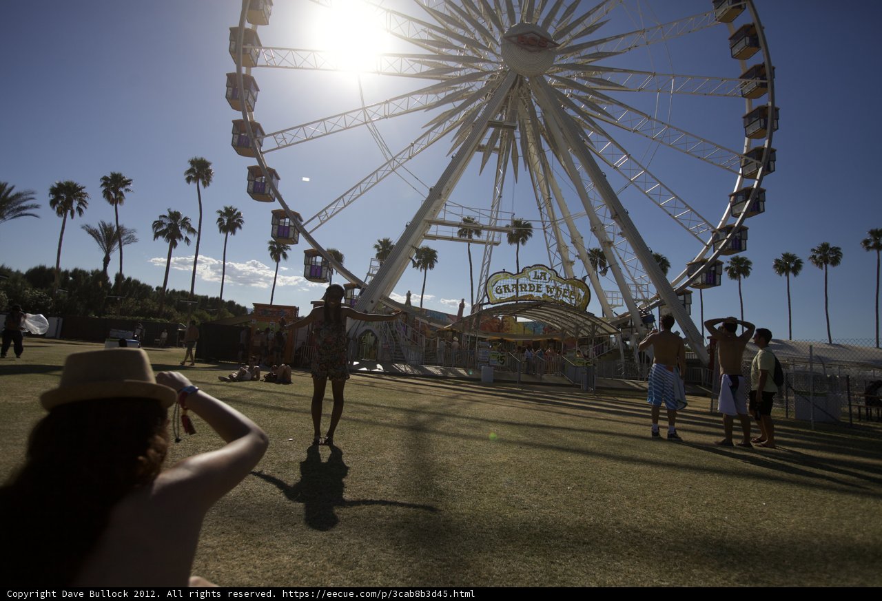 Capturing Coachella's Ferris Wheel