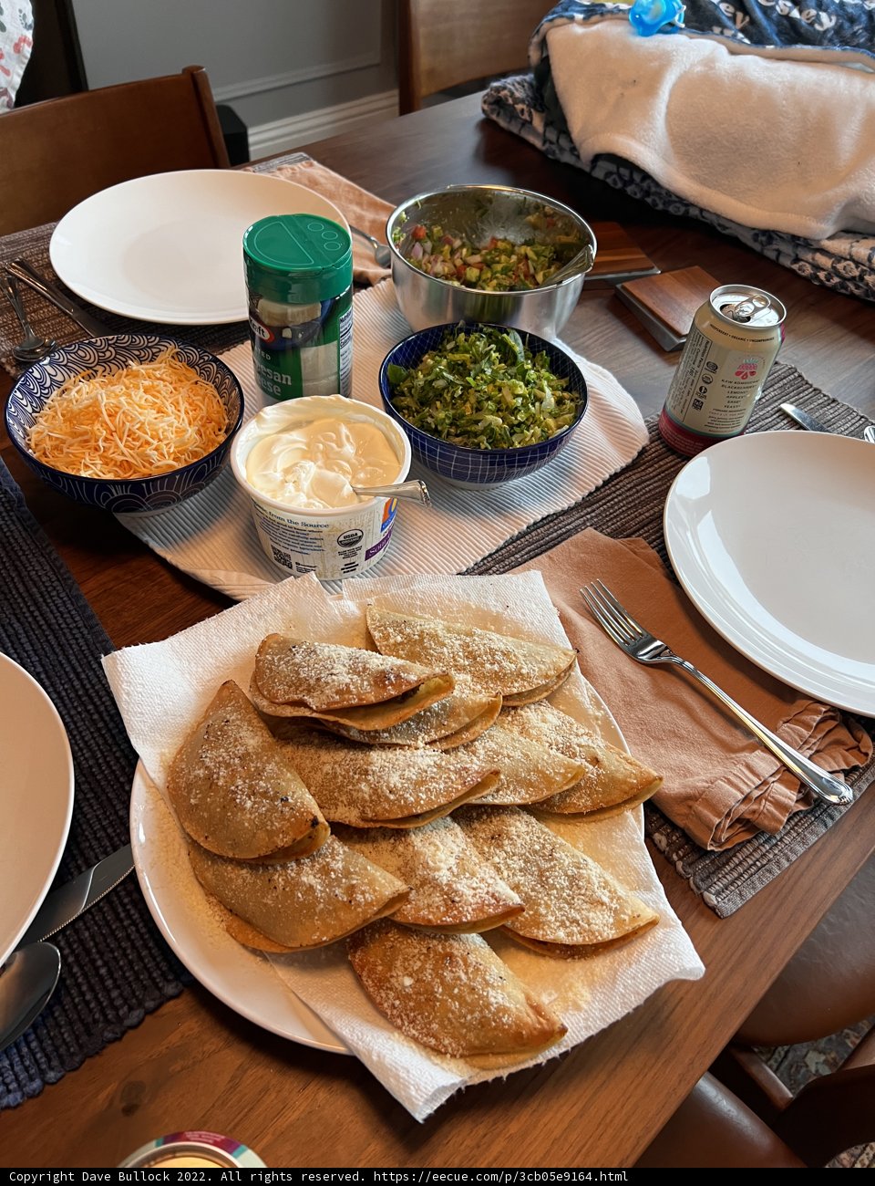 Brunch Spread at the Dining Table