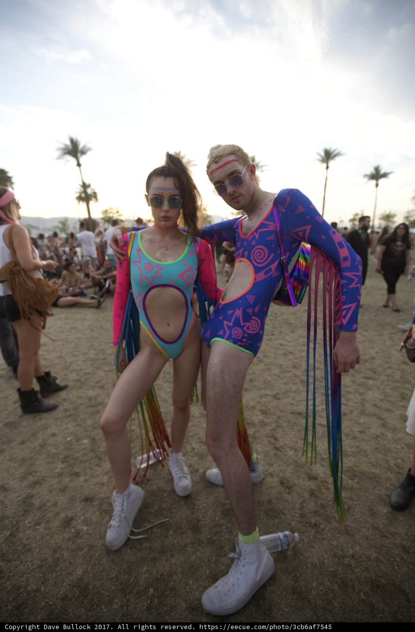 Colorful Friends at Coachella