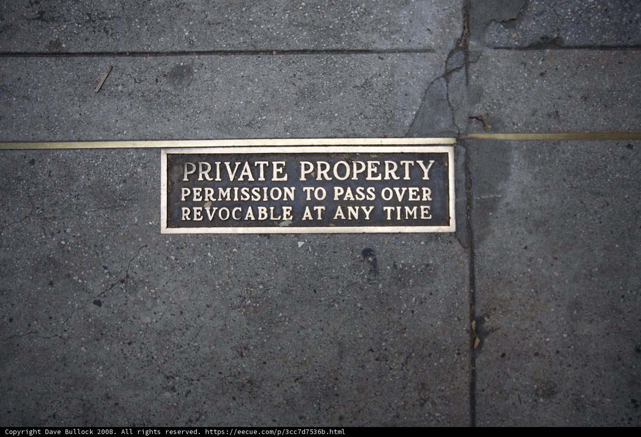Private Property Warning