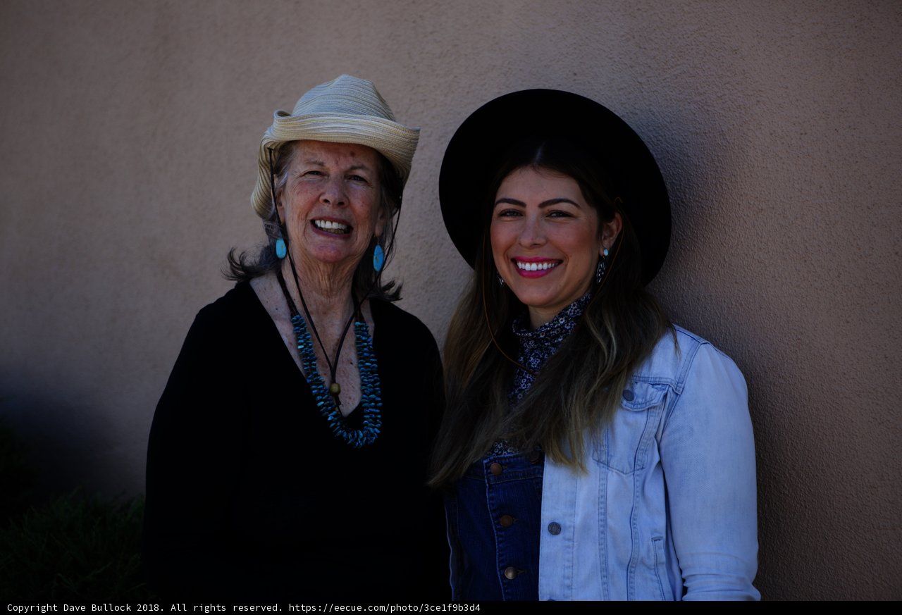Two Happy Ladies in Hats