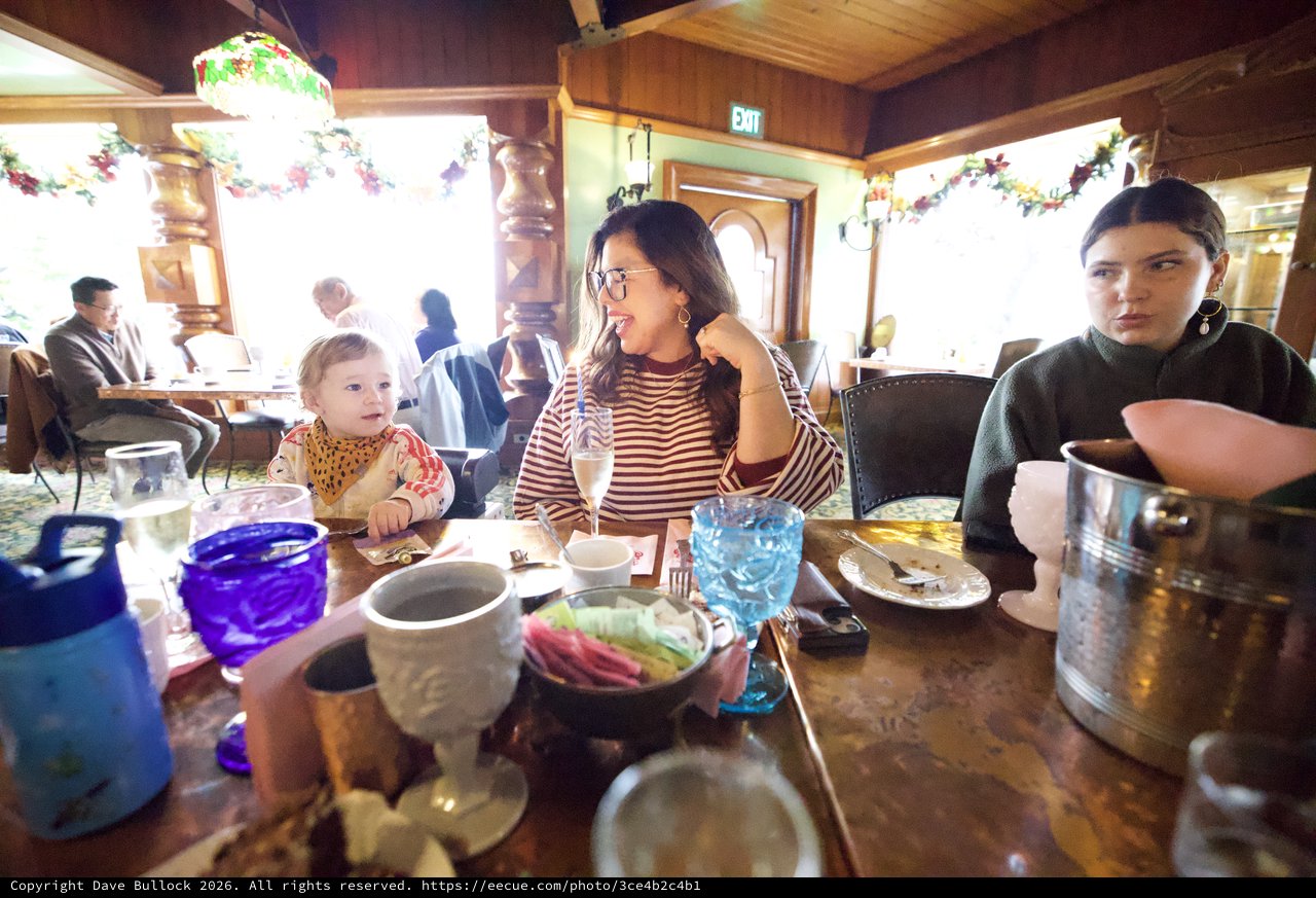 Family Dining at the Decorated Madonna Inn Restaurant