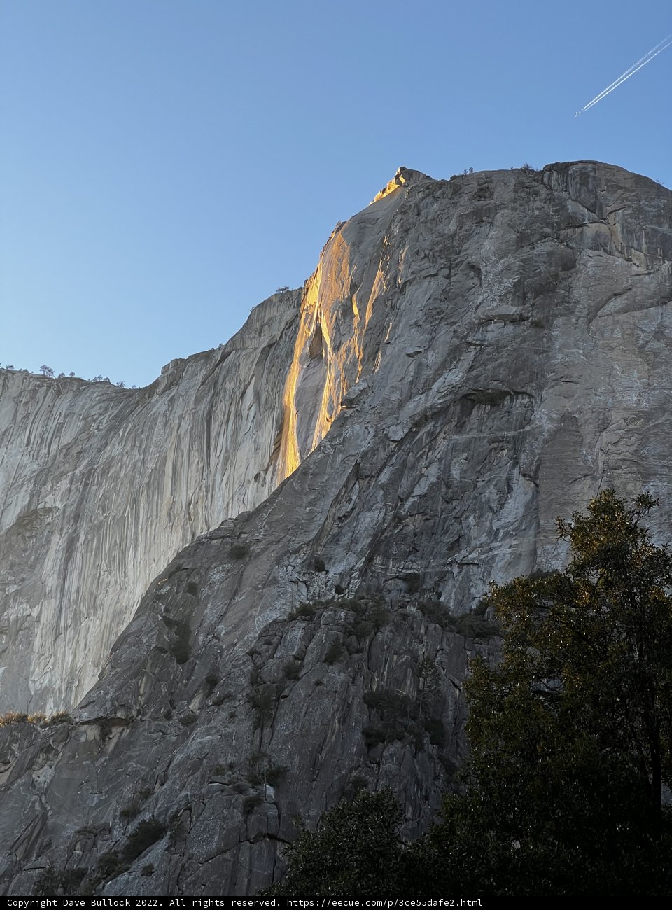 Sun-Kissed Yosemite Mountain
