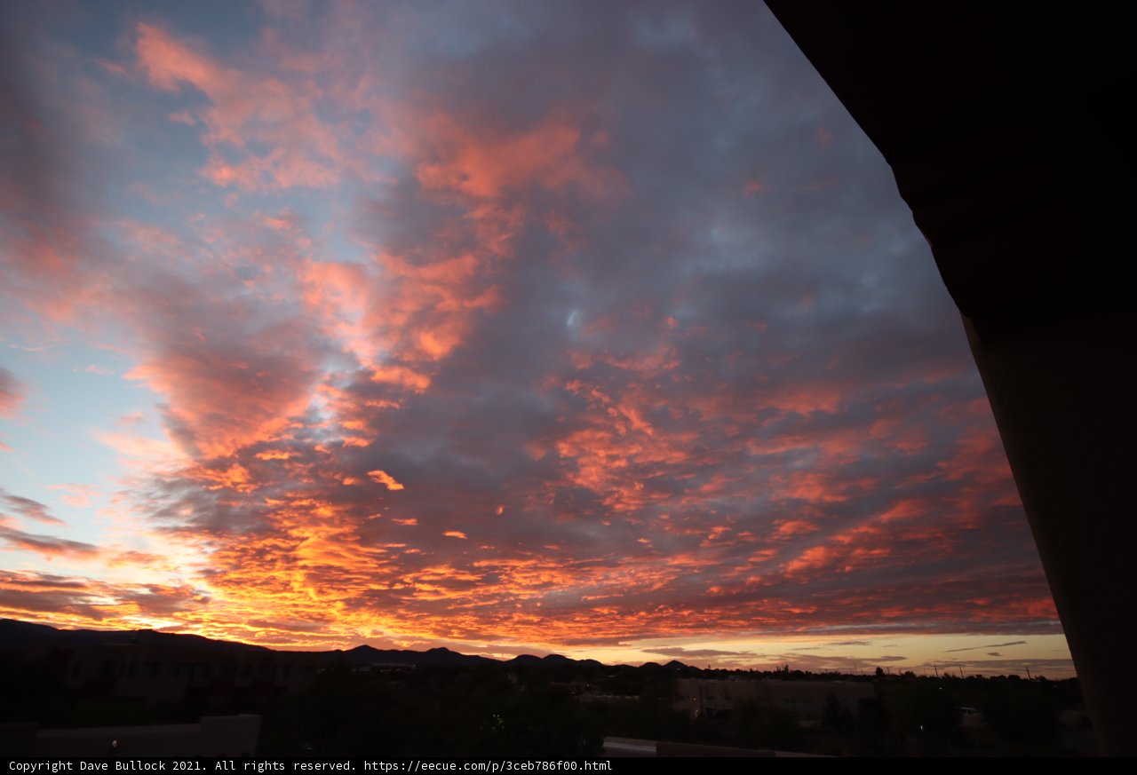 Window Panorama of a Majestic Sunset