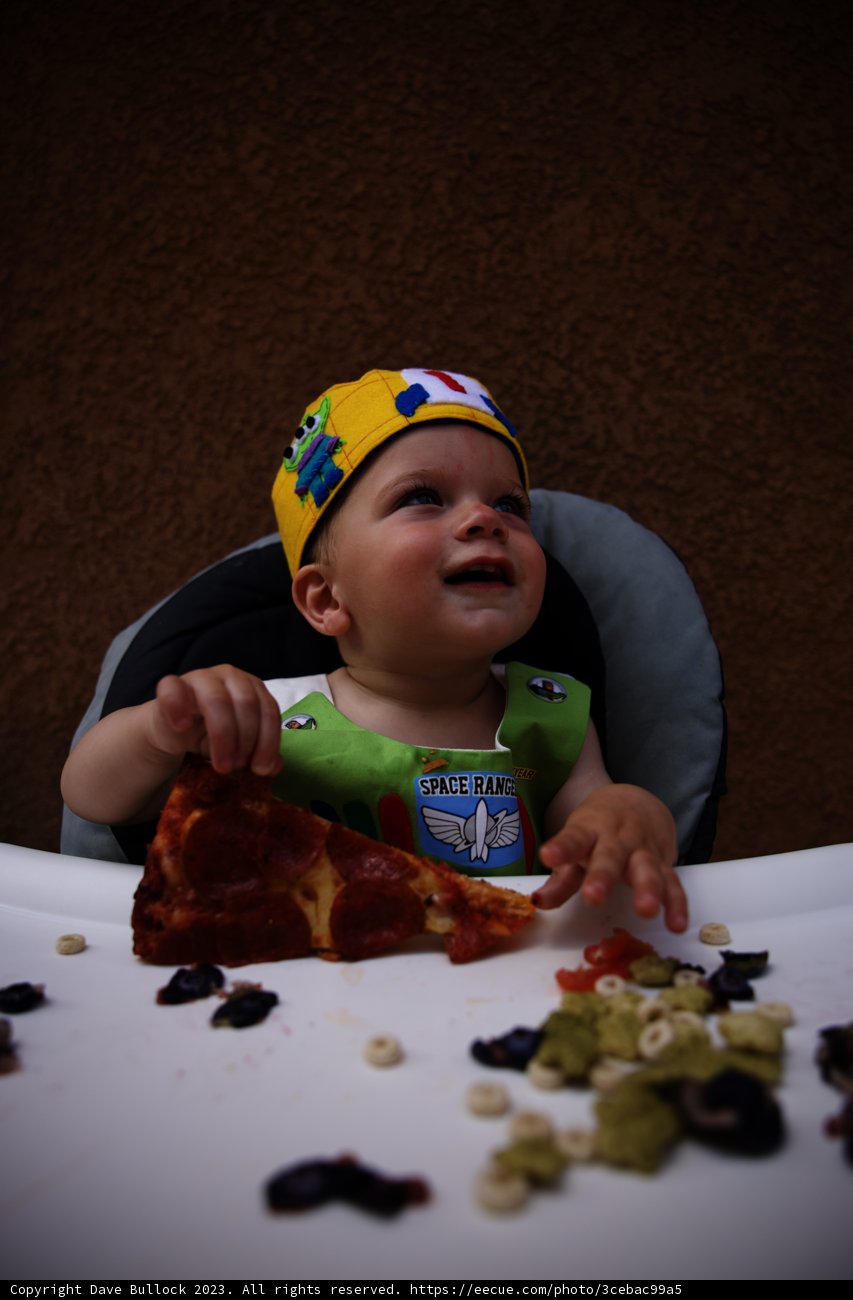 Wesley's First Pizza Adventure