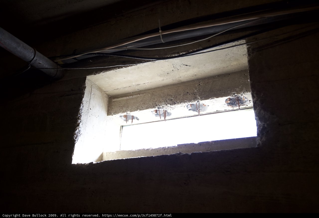 Illuminated Window in Abandoned Architecture