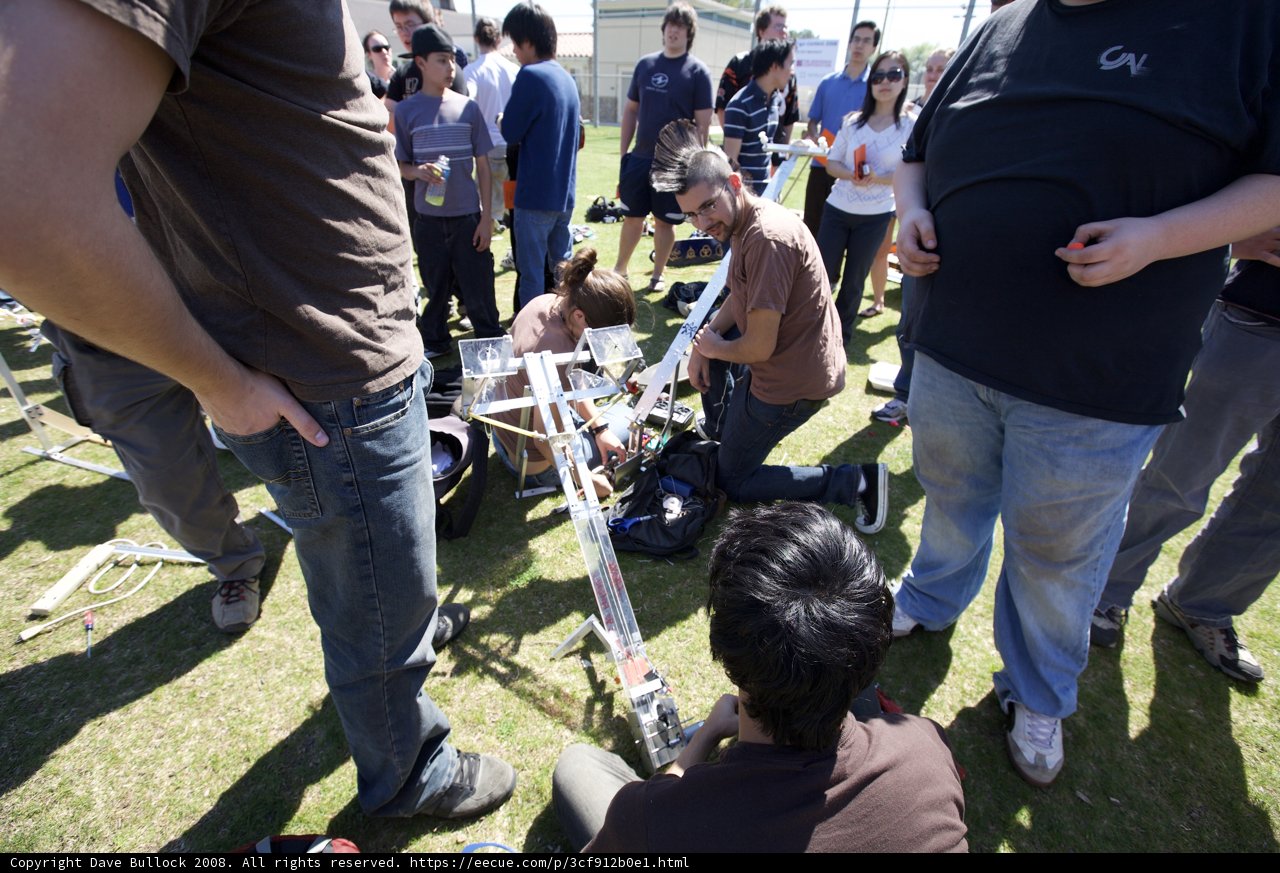 Sitting amidst the crowd at Caltech competition