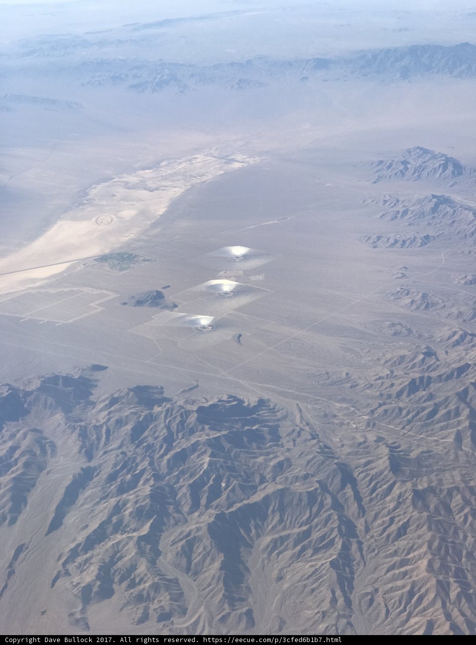 Majestic Desert Mountains from Above