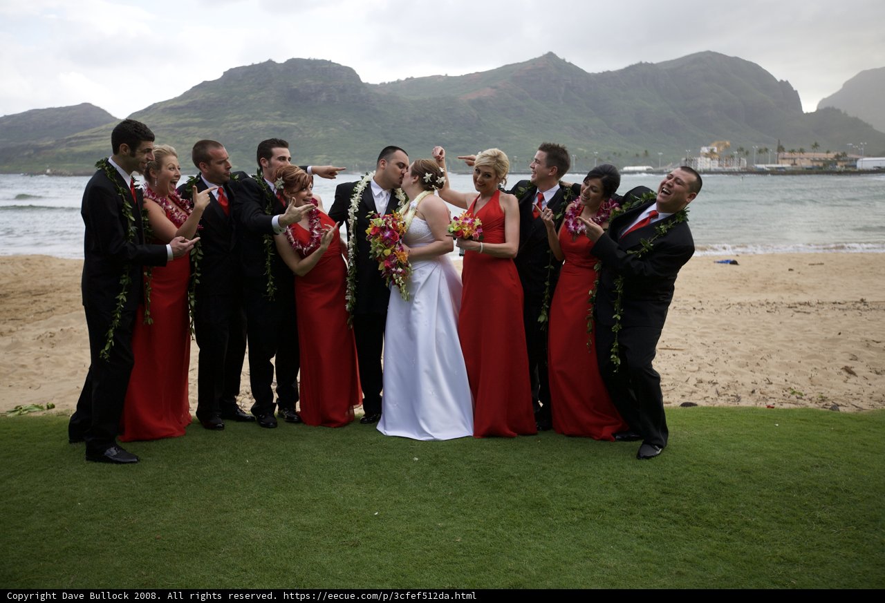 Beach Wedding with Friends