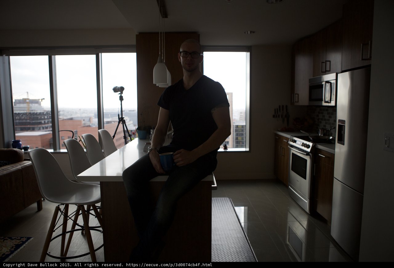 Counter Sitting Portrait