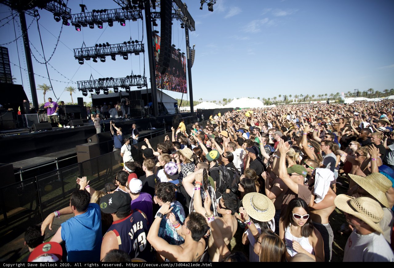 Coachella Music Festival Crowd