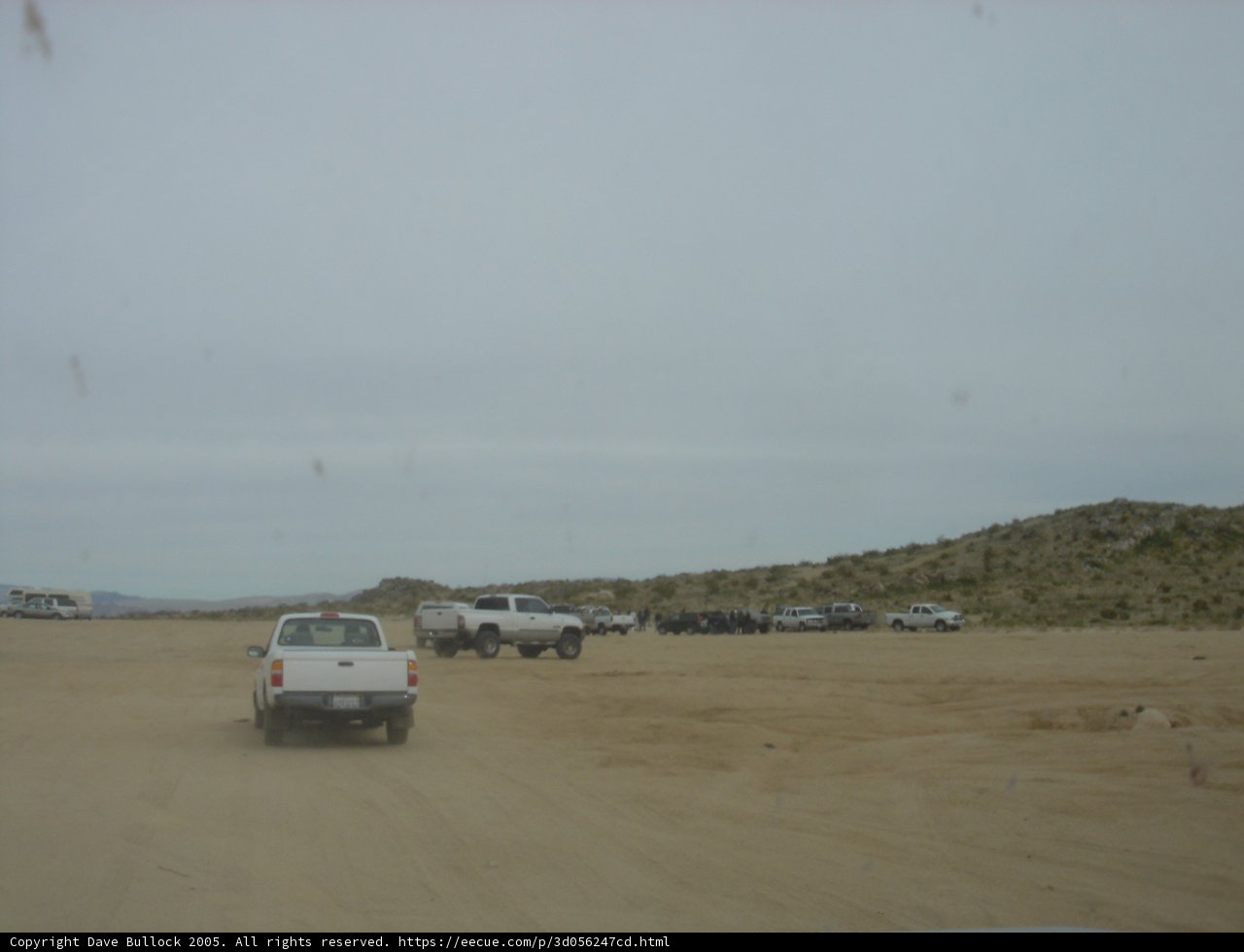 Parked Vehicles in the Desert